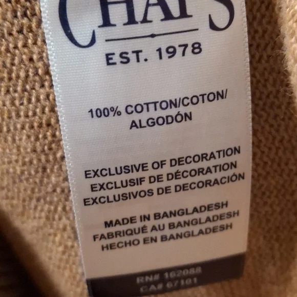 CHAPS crew neck sweater ❤️🩹❤️🩹❤️🩹❤️🩹 - Picture 3 of 6